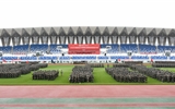 武威職業(yè)技術大學隆重舉行2025級新生開學典禮暨軍訓總結大會